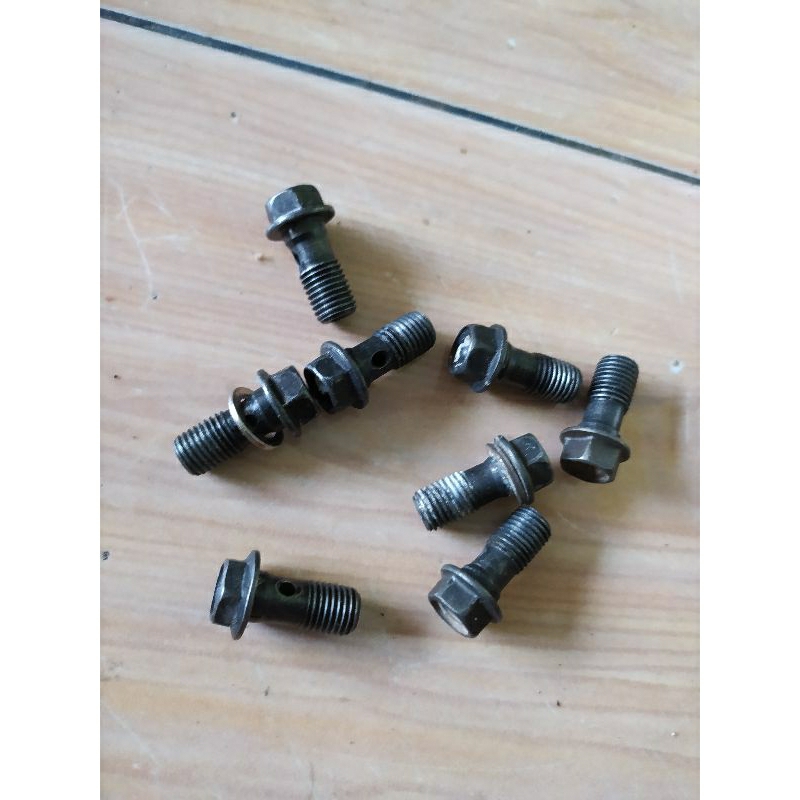 Baut Neple Kaliper depan Honda CB 150 CBR TIGER MEGAPRO VARIO BEAT ORIGINAL