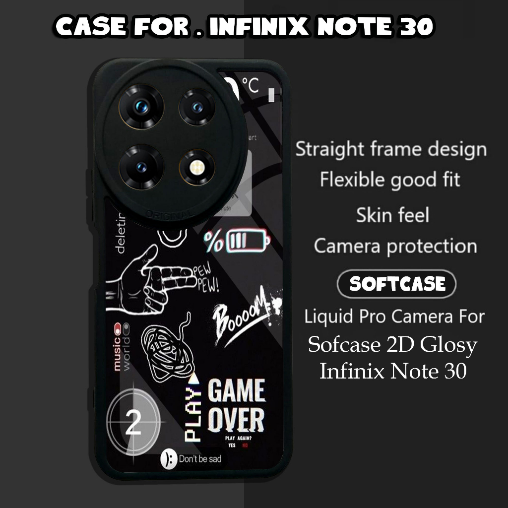 Case Infinix Note 30 NFC 2023 Motif [NSATIK] 2D Terlaris Casing Infinix Note 30 NFC Terbaru Softcase