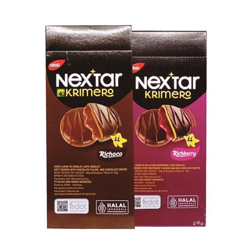 

nextar krimero choco cookies Richoco raspberry isi 8