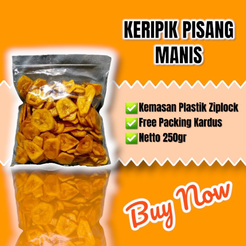 

KERIPIK PISANG MANIS 250GR || SNACK KILOAN KHAS BANDUNG