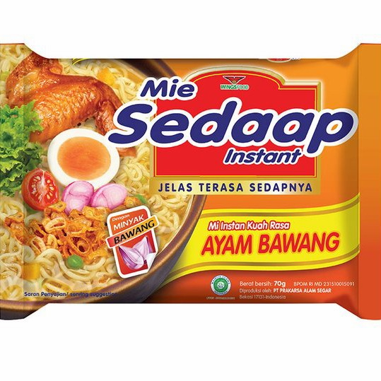 

Mie Mi Sedap Ab Ayam Bawang Terlaris 1pcs