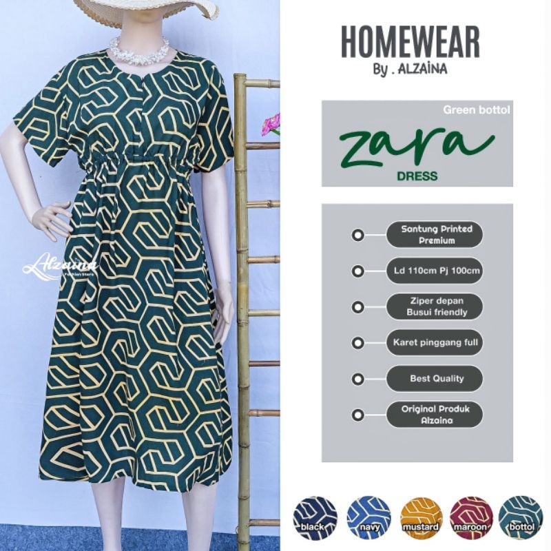 ZARA HOMEDRESS / DRESS TIDUR NYAMAN / ZARA DRESS DINGIN