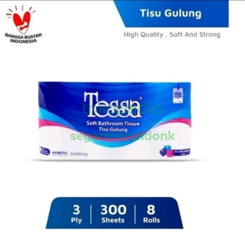 TESSA SOFT TISSUE 8 ROLL Tisu Gulung