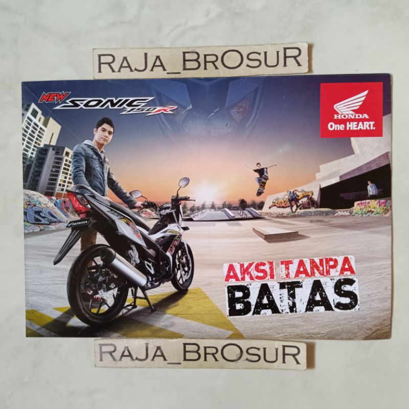 Poster brosur katalog leaflet Honda Sonic 150 R Sonic 150R Sonic150R 2015