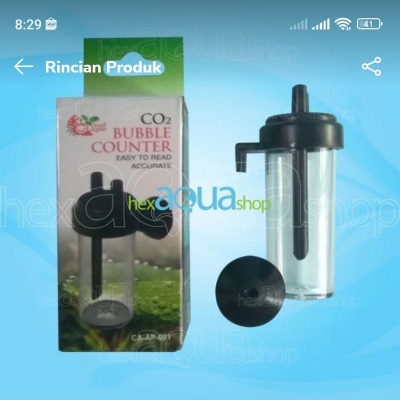Bubble counter co2 aquascape