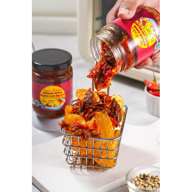 

ADR Dendeng Suwir Daging Sapi Balado berat 400gram berat bersih 200gram