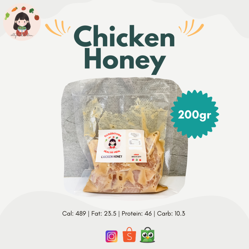 

Healthy Meal Prep Dada Ayam Chicken Honey 200gr Makanan Sehat