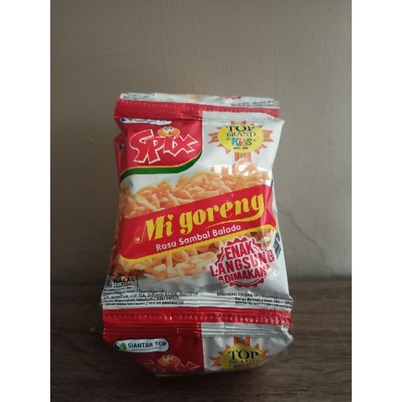 

Snack Mie Goreng Spix 1 Renceng Isi 10 Pcs