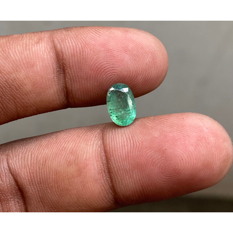Natural zambian Emerald Jamrud batu Jamrud colombia Asli Batu Zamrud 9.5x6x4.5