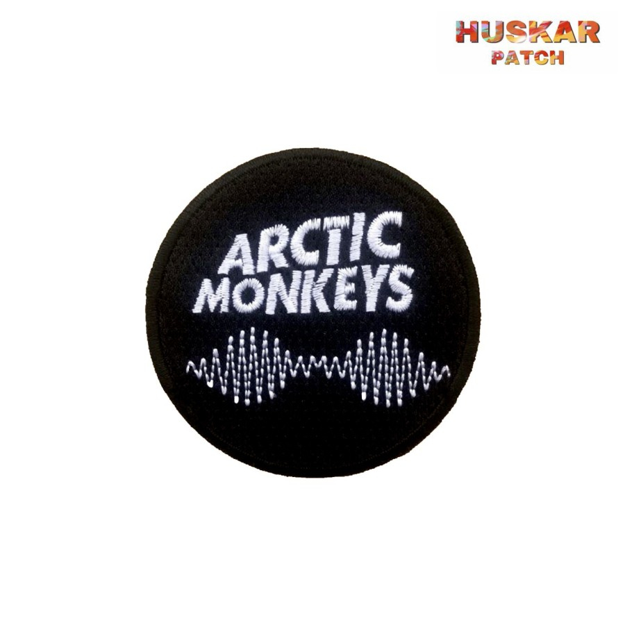 PATCH BORDIR / EMBLEM BORDIR JAHIT ARTIC MONKAY AKSESORIS EMBLEM BAND MUSIK METAL