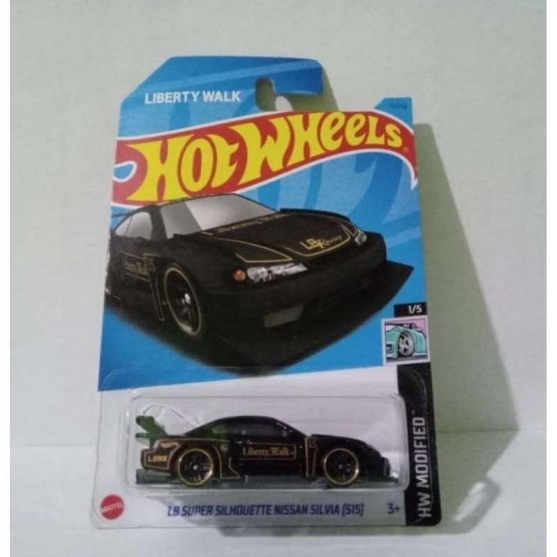 Hot Wheels LB Super Silhouette Nissan Silvia s15 Hitam LBWK