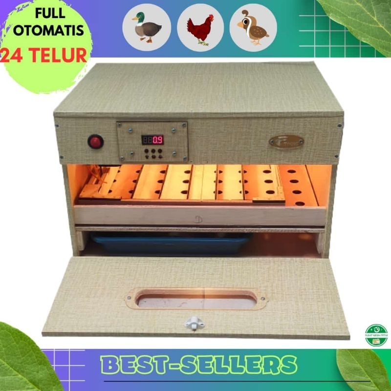 Mesin Tetas Telur Full Otomatis Digital Kapasitas 24 Telur Silverbird
