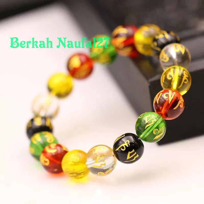 Gelang Batu Mantra Budha Keberuntungan