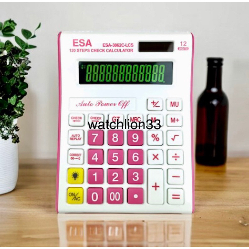 

Kalkulator Digital LED 2 Layar 12 Digit ESA 8810 - Kalkulator Check / Calculator Dagang Besar / Kakulator