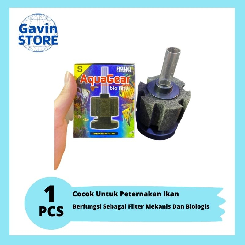 Biofoam Aquagear Filter Sponge Filter Ukuran S Refill Busa Biofoam S Aquagear
