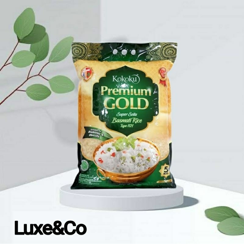

Beras Basmati Premium Gold XXL 5kg | Beras India | Nasi Biryani | Nasi Mandhi