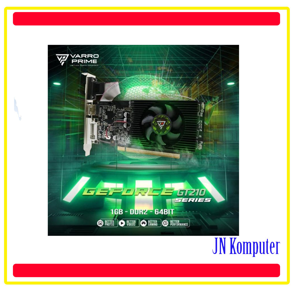 VGA CARD VARRO GT210 1GB DDR2 64BIT NVIDIA GEFOCE Murah