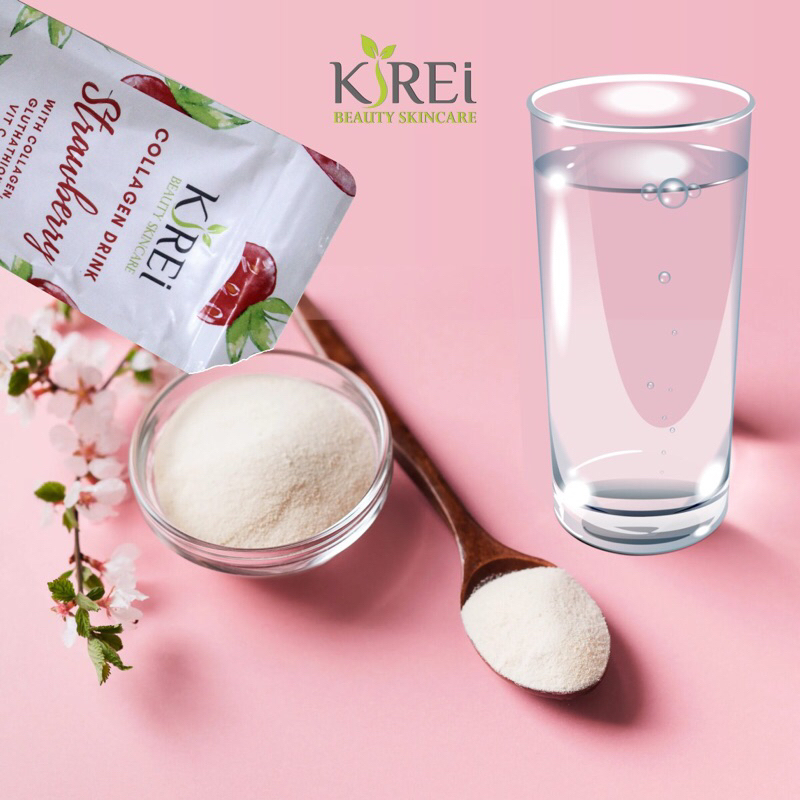 Kirei collagen drink with glutathione | minuman kolagen untuk cerahkan tubuh dari dalam