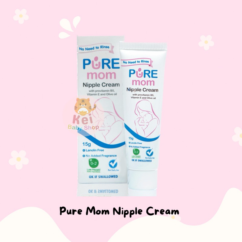 Pure Mom Nipple Cream / Cream Puting Lecet