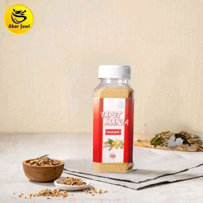 

Jamu Instan Sari Rapet Manja | Minuman Bubuk Tradisional 200g | Akar jawi