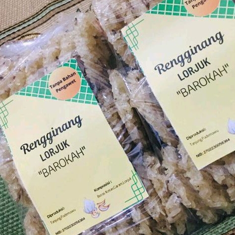 

RENGGINANG LORJUK | RENGGINANG MENTAH