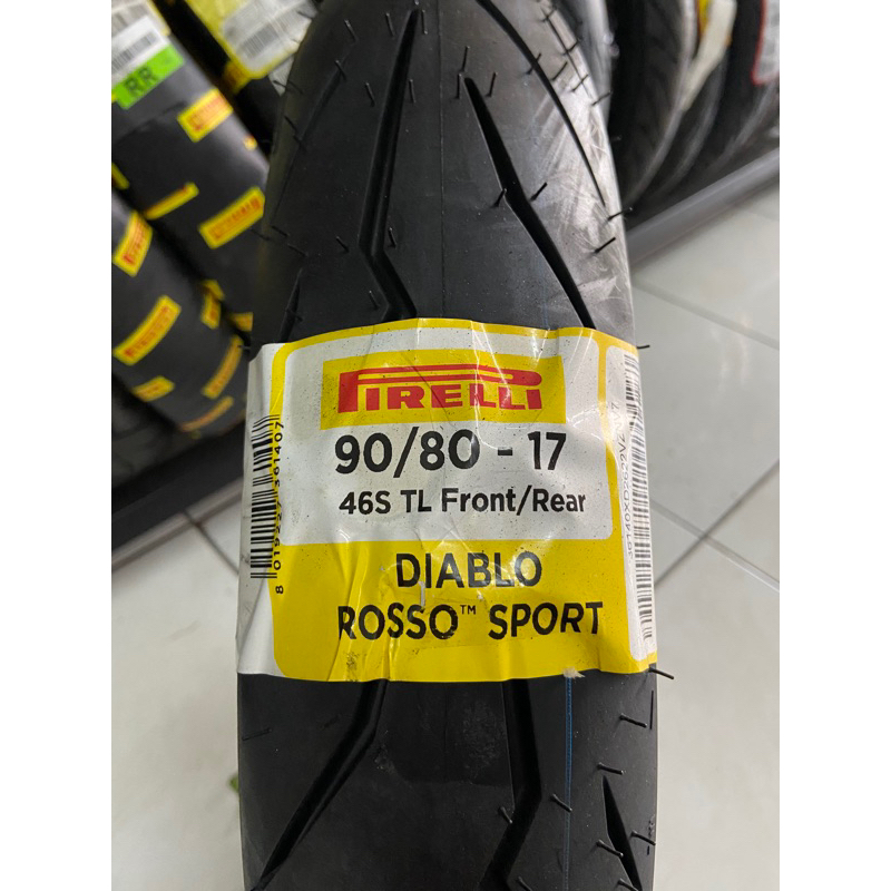 Ban Motor Tubles Pirelli Diablo Rosso Sport 90/80 R17