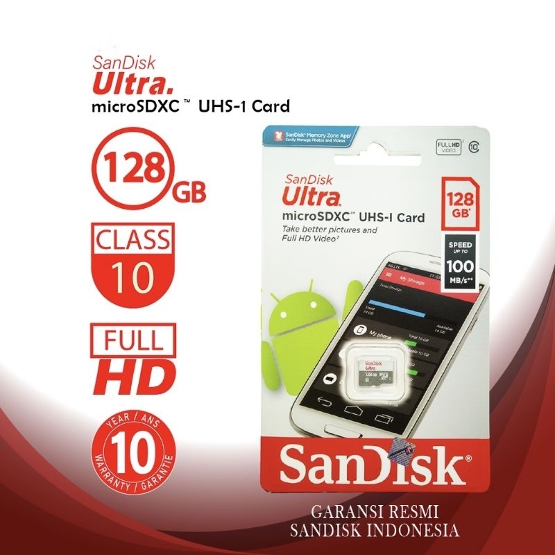 Memory Card Sandisk Ultra 32GB Class 10 Kartu SD Memori Sandisk Ultra 32GB Kelas 10 Original