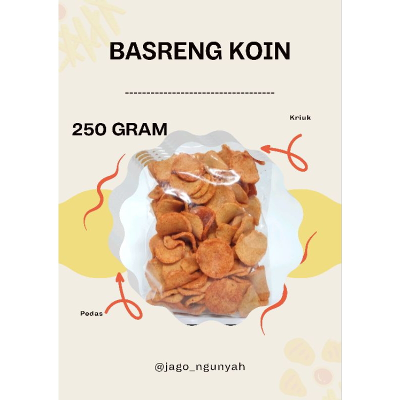 

Basreng Koin Best Seller 250gr