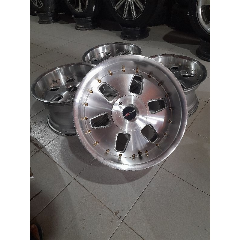 Pro Racing Ring 16 Velg Celong Lebar 8/9 et35/25 Untuk Mobil Baut 5x114 Ertiga, Brv, Civic, Camry, A