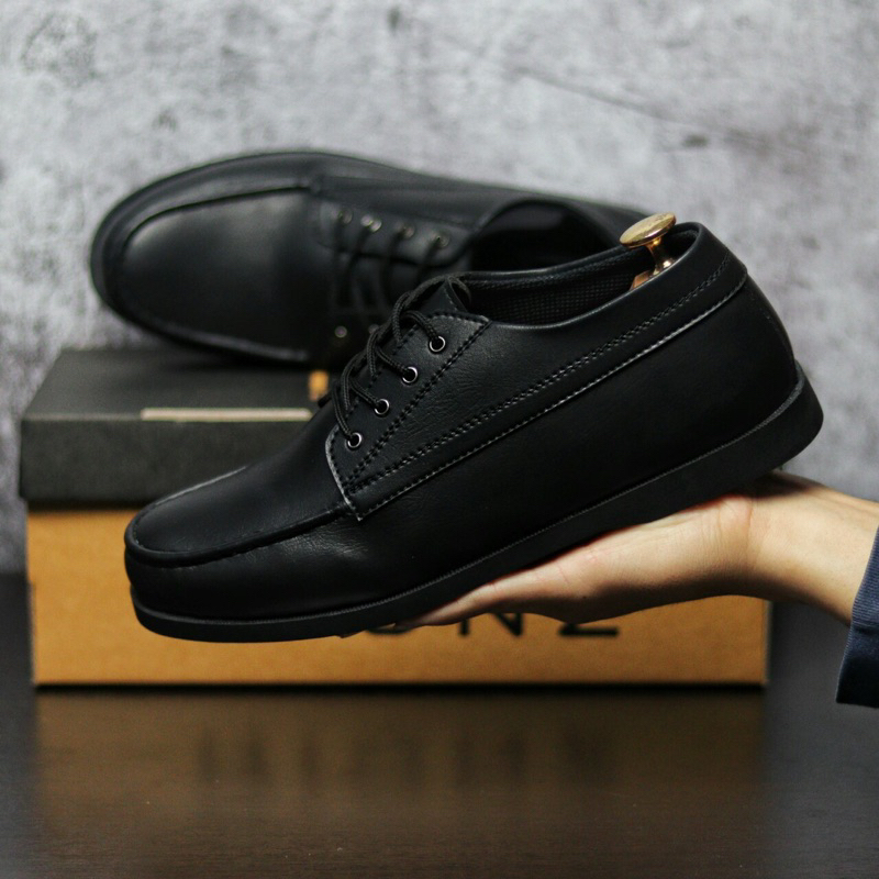 ARSEN BLACK BROWN CASUAL - SepatuFormal Pantofel pria Resmi Formal Hitam Coklat Kasual Kantor Kuliah Pesta Kondangan Gereja Kerja PNS Guru JY7001