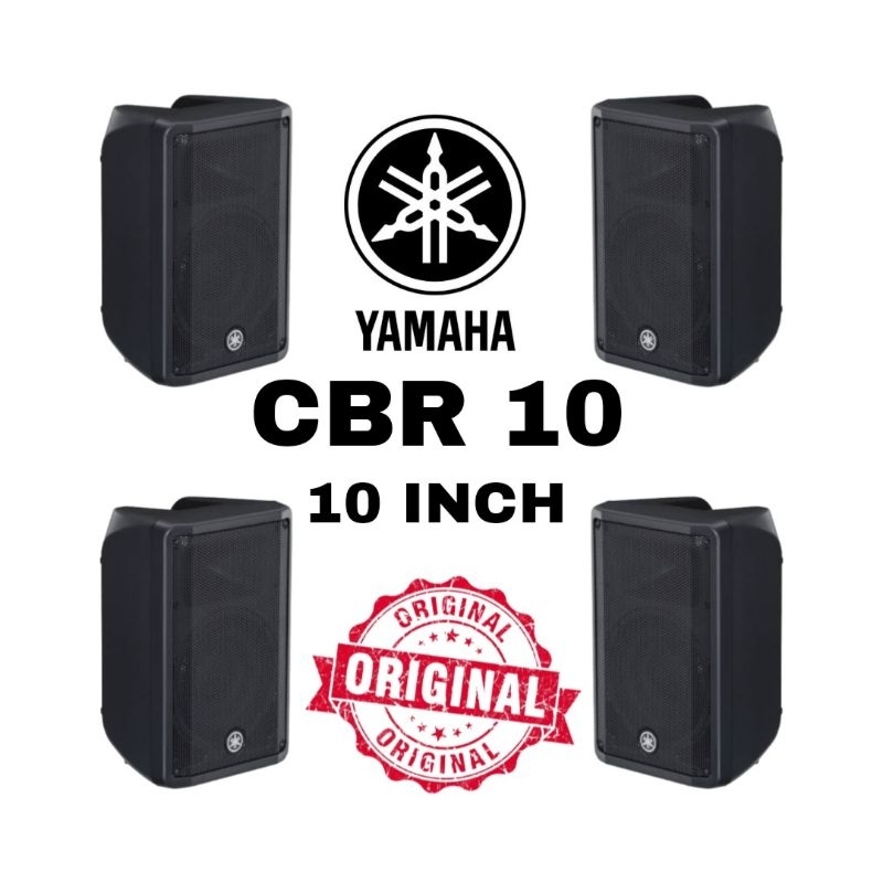 PAKET 4 SPEAKER YAMAHA 10 INCH CBR 10, AUDIO CAFE, MESJID, RESTORAN.!!