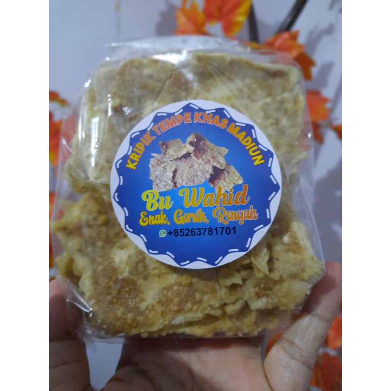 

KRIPIK TEMPE/HOMEMADE/FREE BUBBLE WARP.