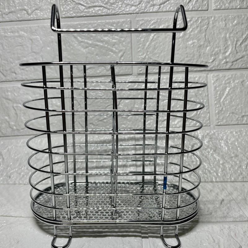 Tempat Sendok Rak Sendok Gantung Stainless Steel Cutlery Holder