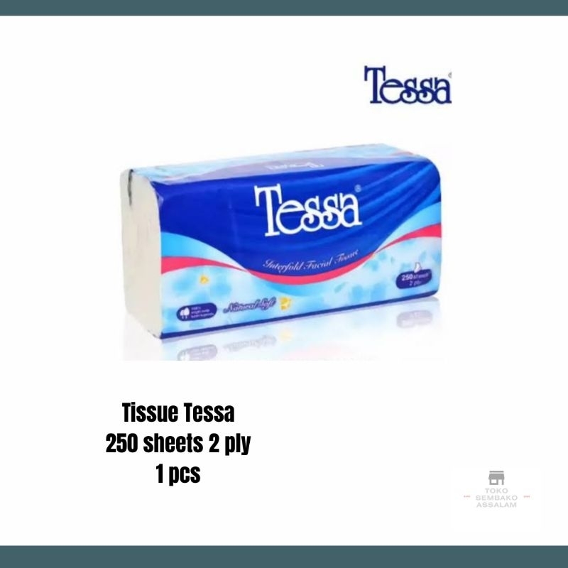 Tissue tessa 250 sheets / Tisu 250 sheets / Tisu tessa 250 lembar / Tisu tessa 250 satuan