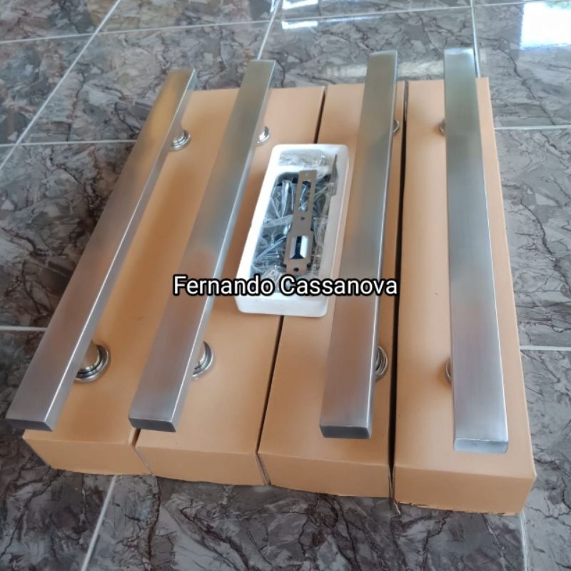 4pcs Gagang Pintu Kupu Tarung Stainless 45cm 60cm 80cm Handle Pintu Tarikan Pintu Rumah Minimalis