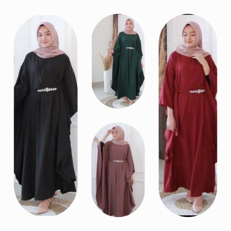 Gamis Wanita / Kaftan Remaja Terbaru / Baju Gamis Polos Wanita / Kaftan Lebaran Wanita