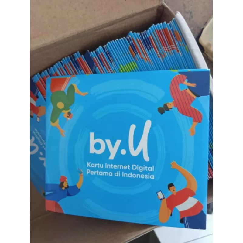 KARTU PERDANA BYU KOSONGAN (tanpa akun) STOK READY