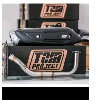 knalpot standar racing tjm project ori new beat deluxe/ genio/ new scoopy donut ring12/ tzm project