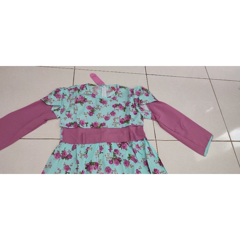 promo gamis anak labella size 10 (10-11 tahun)