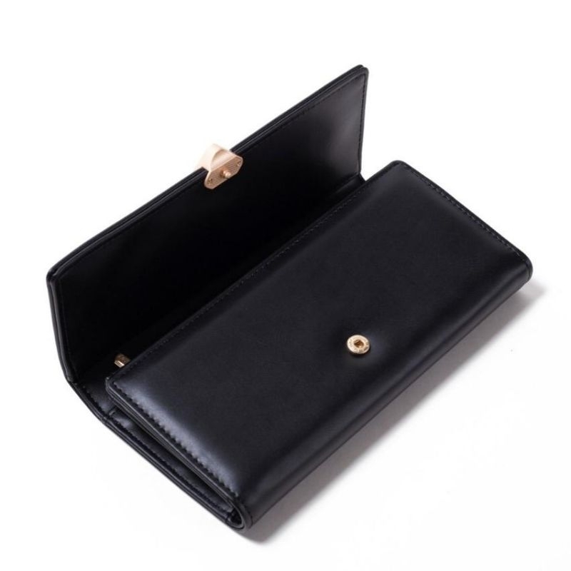 Dompet Lipat Jimshoney Greisy Wallet Free Box - Dompet Panjang Wanita berbahan Kulit