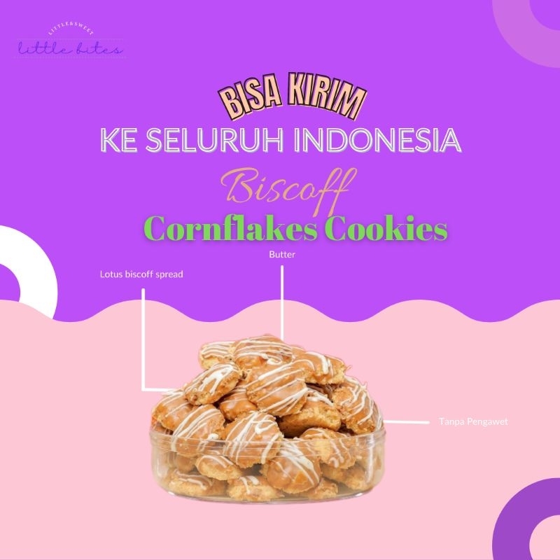 

Cookies lebaran enak premium biscoff cornflakes