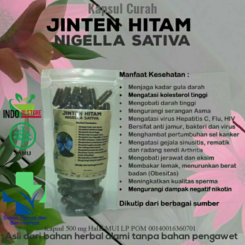 

JINTEN HITAM 100 KAPSUL OBAT HERBAL TERBAIK TOPP SELLER (PREMIUM QUALITY)
