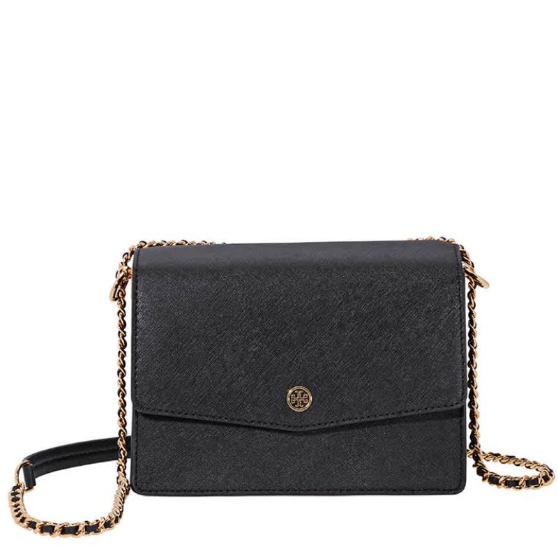 Tory Burch Robinson Convertible Shoulder Bag Black