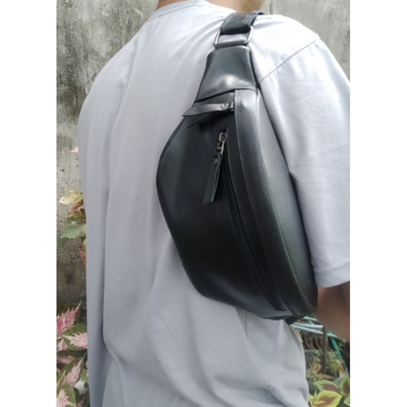WAIST BAG TAS DADA KULIT SAPI