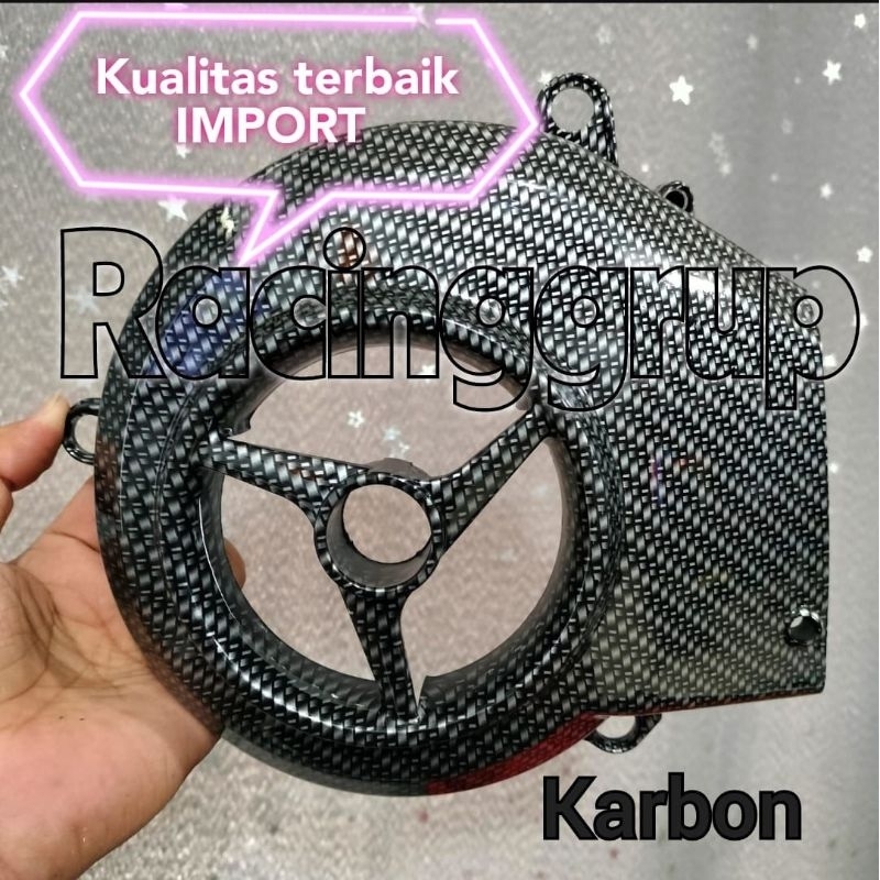 Tutup kipas mio sporty mio smile fino karbu nouvo karbon halus