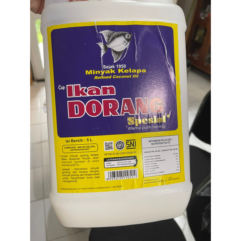 

Minyak kelapa IKAN DORANG