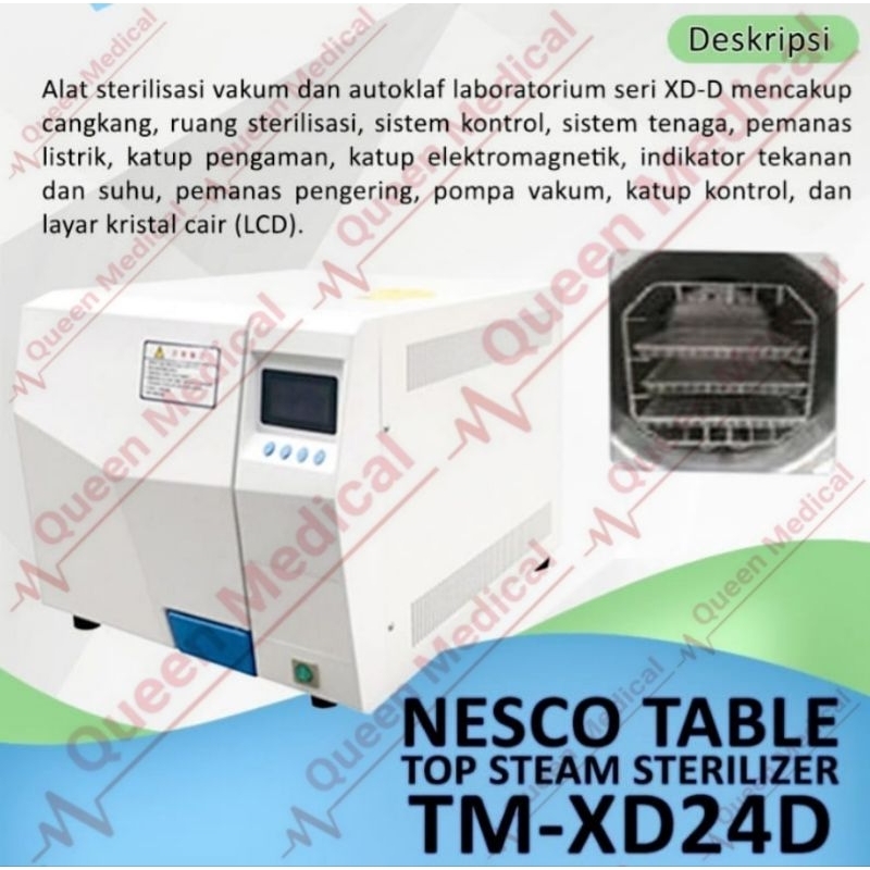 Table Top Steam Sterilizer TM-XD24D
