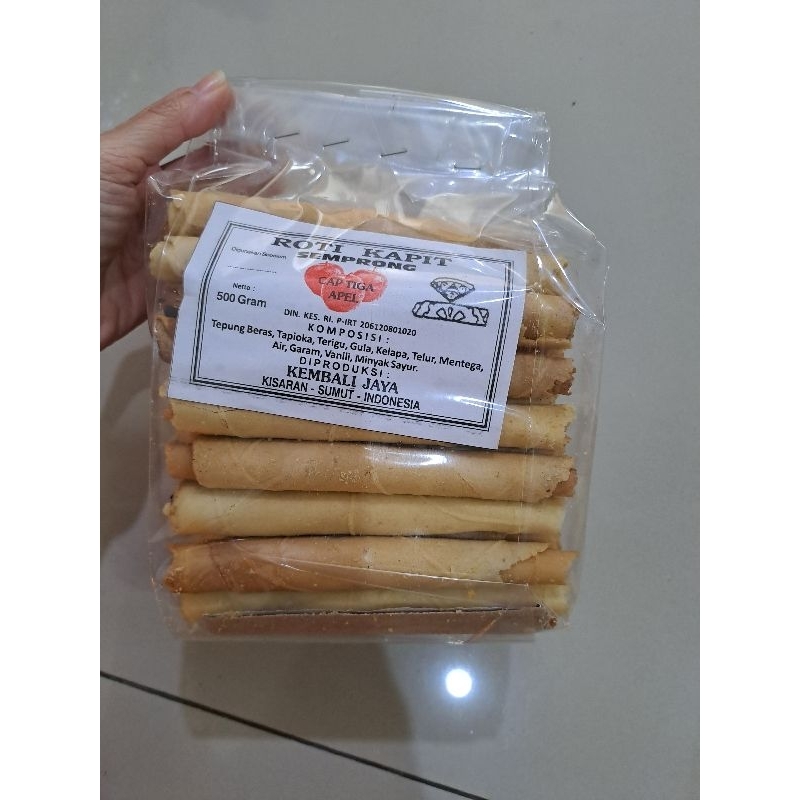 

KUE KAPIT SEMPRONG ROTI KAPIT SEMPRONG KEMASAN 500 GRAM