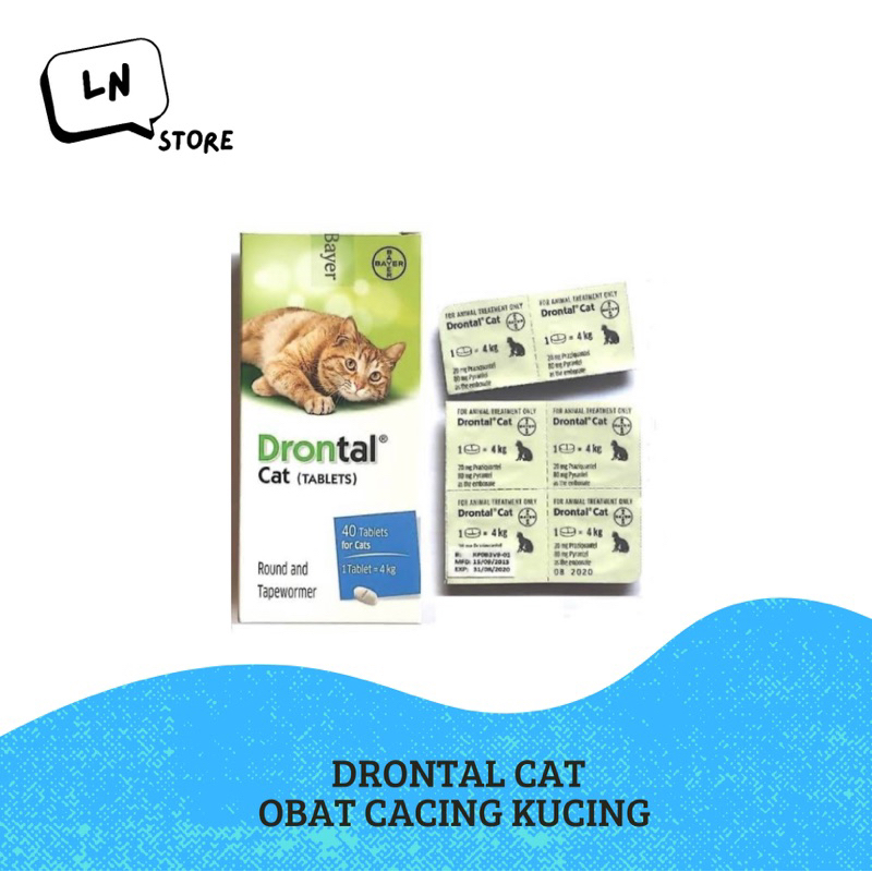 Obat Cacing Untuk Kucing DRONTAL CAT Adult Kitten