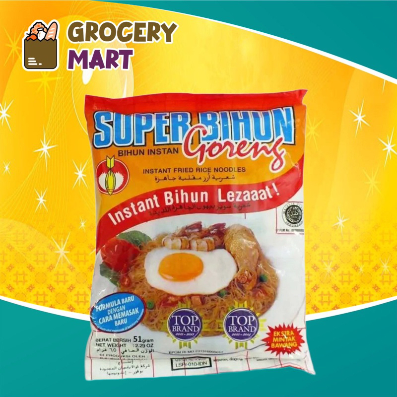 

Super Bihun GORENG 51 gr / Bihun GORENG Instan